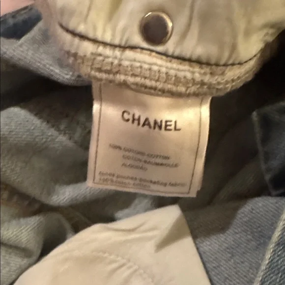 CHANEL Light blue Straight Women's Jeans - Picture 6 of 16